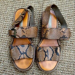 Michael Kors Collection Snakeskin Sandals